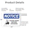 Signmission Sound Horn Before Entering, 24 in W x Rectangle, Plastic OS-2PACK-NS-P-1824-L-16592 - alternate 2
